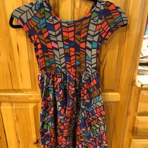 Girls 7 dot smile dress lot lularoe